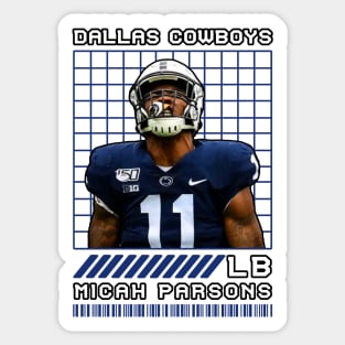 MICAH PARSONS - LB - DALLAS COWBOYS Sticker